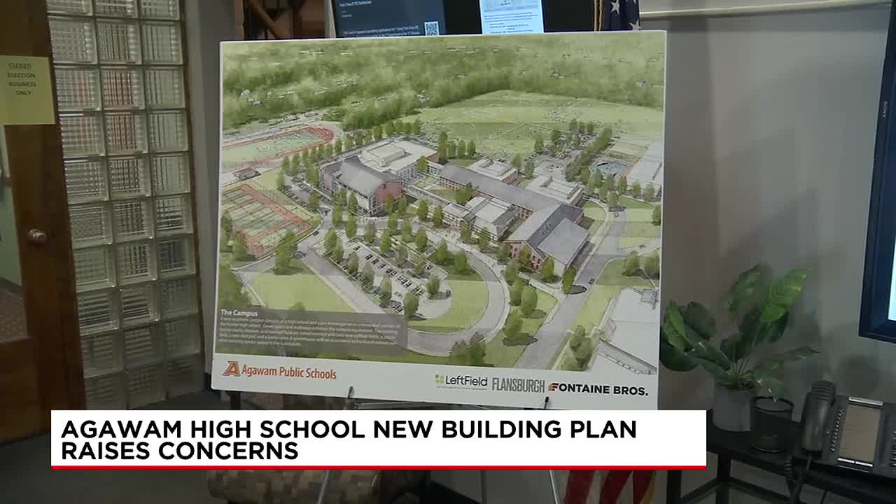 Mayor Johnson speaks on building plan for new Agawam High School - Vimarsana News