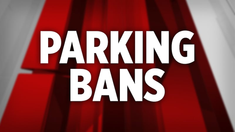 The impending inclement weather has forced some local cities and towns to enact parking bans.