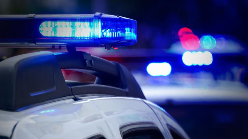 A large police presence is seen on Park Street in Easthampton on Saturday afternoon.