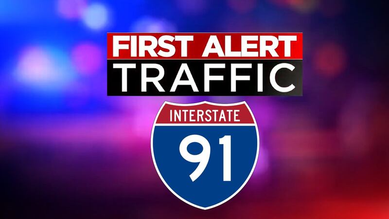 There's a First Alert for a traffic incident on I-91.