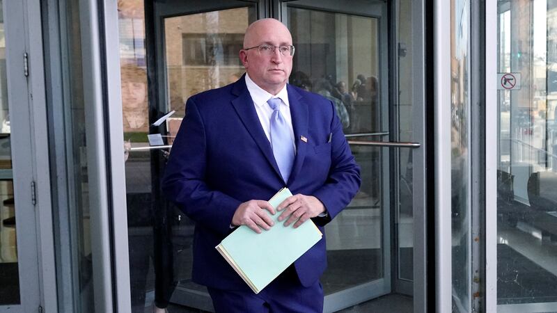 Robert E. Crimo Jr., leaves the Lake County Courthouse after pleading guilty Monday, Nov. 6,...
