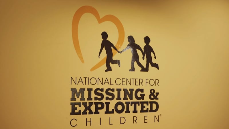 Photo still of the logo for the National Center for Missing and Exploited Children.