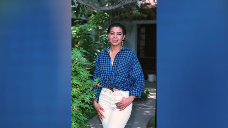 Actress Irene Cara poses during an interview in Los Angeles, on July 2, 1990. Cara died at the...