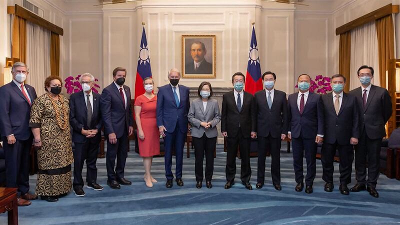 FILE PHOTO - The announcements come after Beijing launched military drills that included...